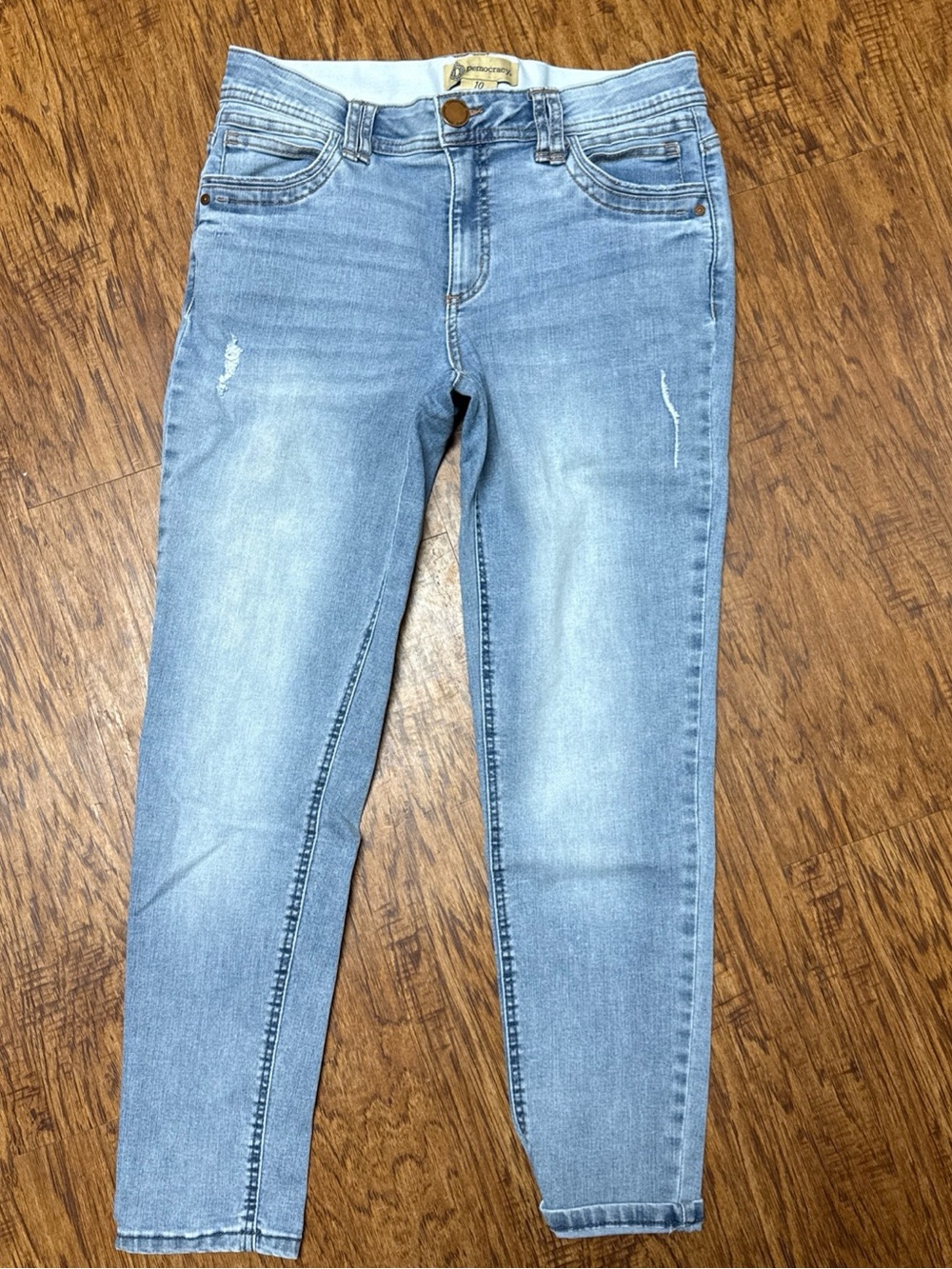 Democracy Light Wash Skinny Jeans